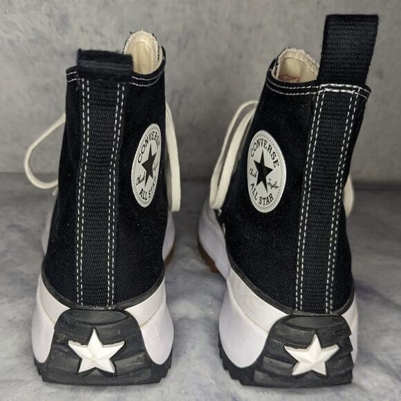 Converse OG Run Star Hike Unisex High Top Platform Sneaker in Black, Size 10 - Picture 12 of 14